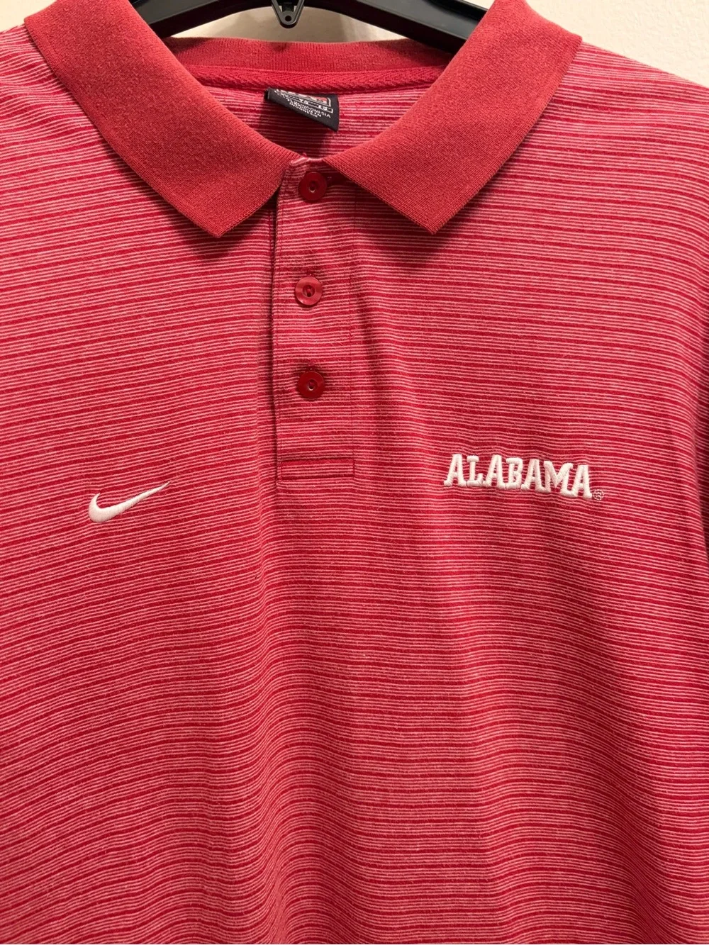 Nike | Vintage Alabama Crimson Polo Shirt - Red